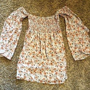 Beautiful boho off the shoulder Vici blouse